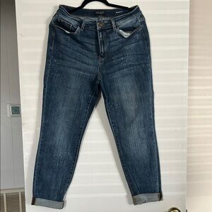 Judy Blue Boyfriend Fit Blue Jeans